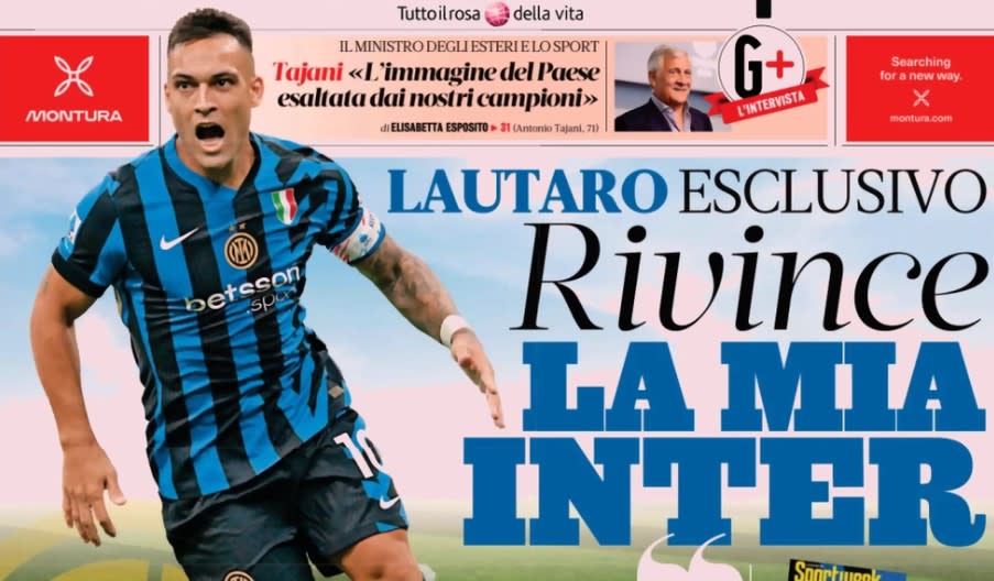 You are currently viewing Today’s Papers – Lautaro exclusive, operation Vlahovic