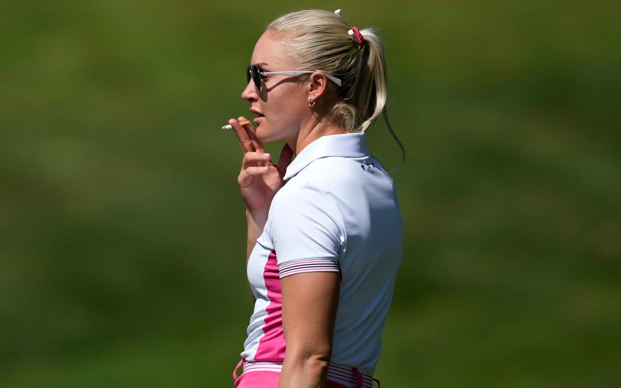 You are currently viewing Charley Hull gets approval to smoke at Solheim Cup ahead of Nelly Korda showdown