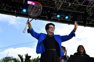 Read more about the article Billie Jean King becomes first solo female athlete to win Congressional Gold Medal