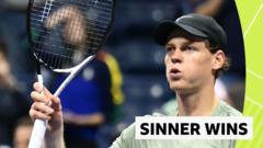 You are currently viewing Watch: Sinner beats Fritz to lift US Open title