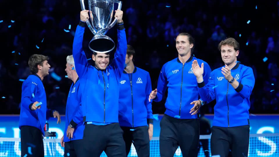 You are currently viewing Carlos Alcaraz leads Team Europe to comeback victory over Team World in the Laver Cup