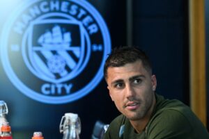 Read more about the article ‘It worries us’ – Rodri suggests players could take drastic action over fixture pile-up as new Champions League format begins