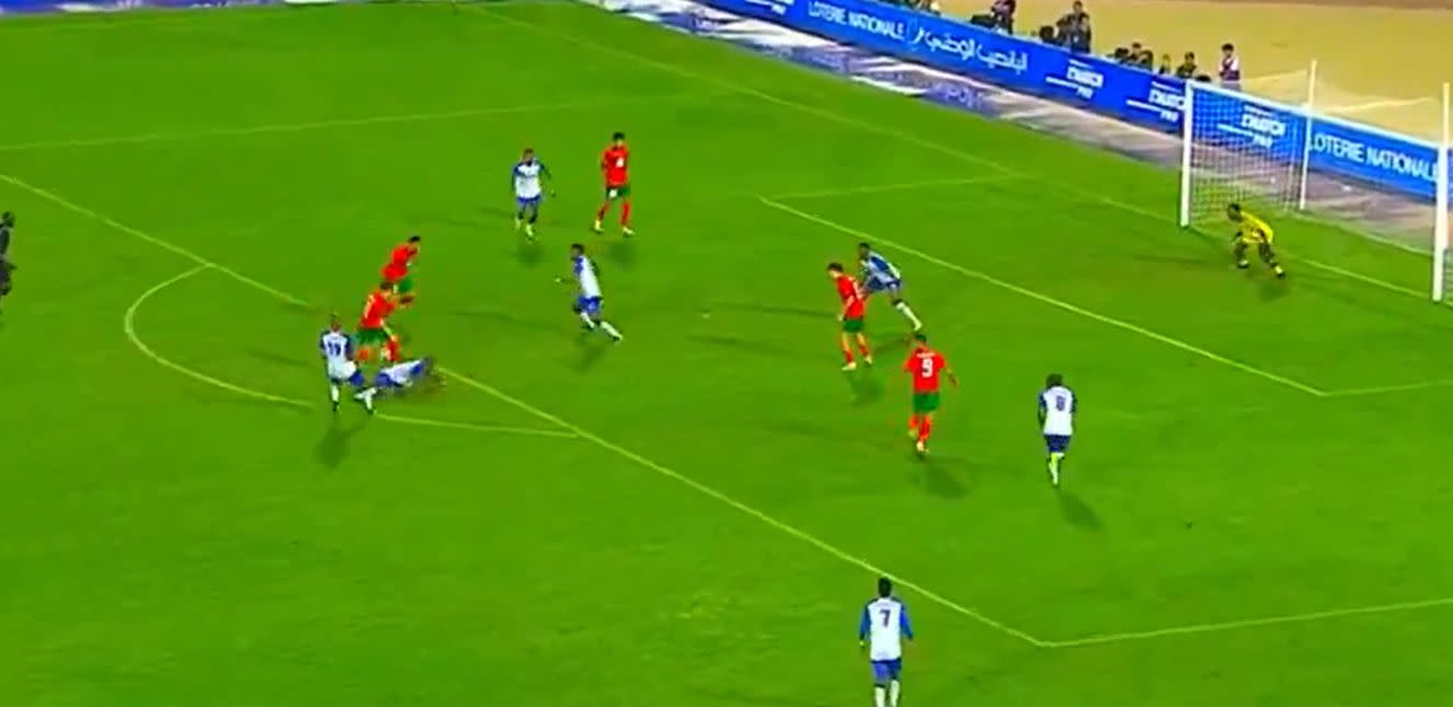 You are currently viewing WATCH: Real Madrid star Brahim Diaz scores unbelievable 93rd minute-winner for Morocco