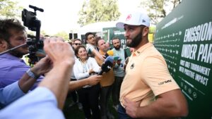 Read more about the article After birth of third child and illness, Jon Rahm returns on DP World Tour