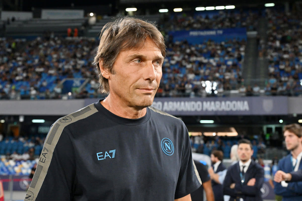 Read more about the article Video: Conte on Napoli work, missing football and ‘egotistical’ players