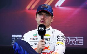 Read more about the article Max Verstappen says swearing sanction could hasten his exit from F1