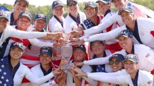 Read more about the article US beat Europe to end seven-year Solheim Cup drought