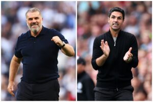 Read more about the article The key difference between Ange Postecoglou and Mikel Arteta that will decide the north London derby