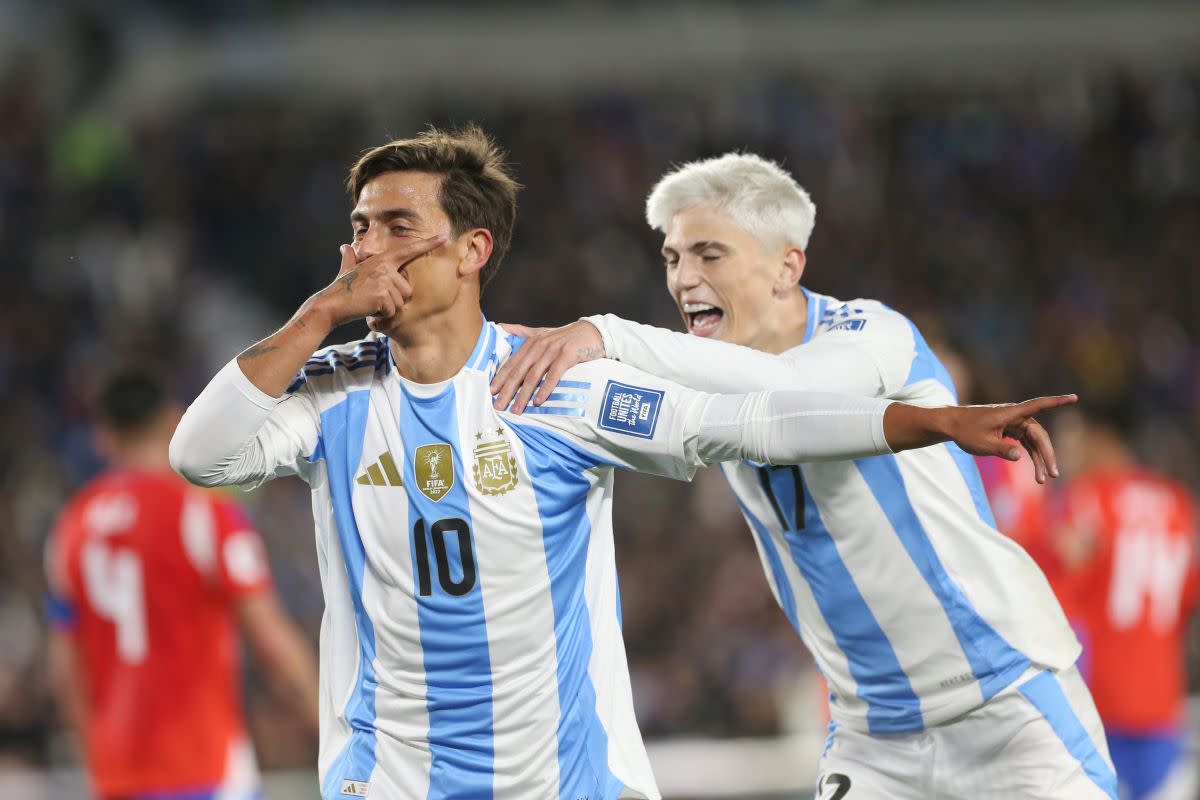 Read more about the article Garnacho comes full circle with Dybala’s goal for Argentina