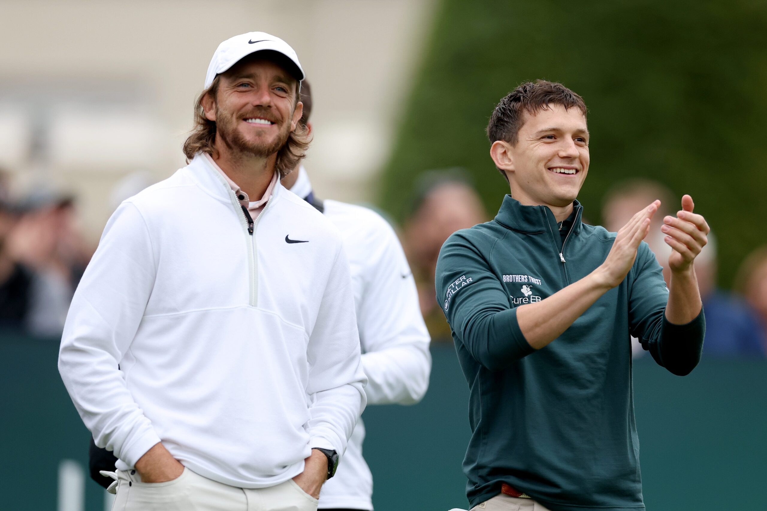 You are currently viewing Tommy Fleetwood’s son, dressed as Spider-Man, meets Tom Holland, Marvel’s Spider-Man, at BMW PGA Championship