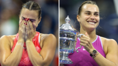 Read more about the article Sabalenka ‘living best life’ after solving US Open struggles