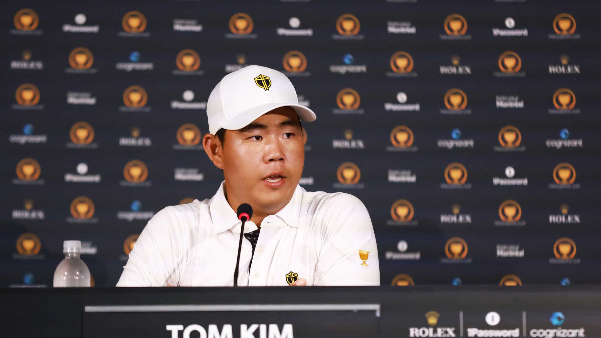 You are currently viewing Tom Kim: U.S. players ‘cursing at us’ during Presidents Cup foursomes