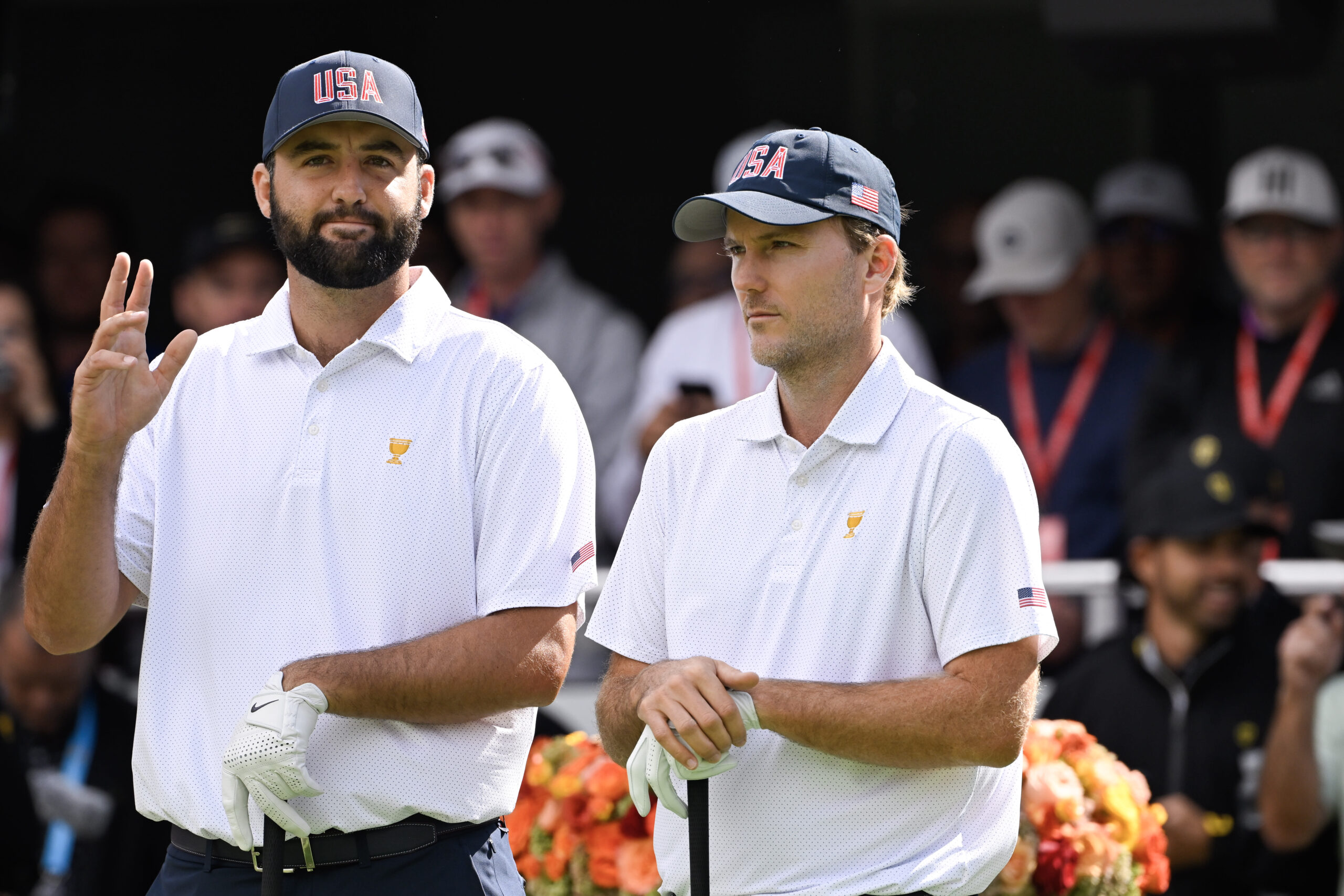 You are currently viewing 2024 Presidents Cup: Scottie Scheffler, Americans jump up early with rare Thursday sweep at Royal Montreal