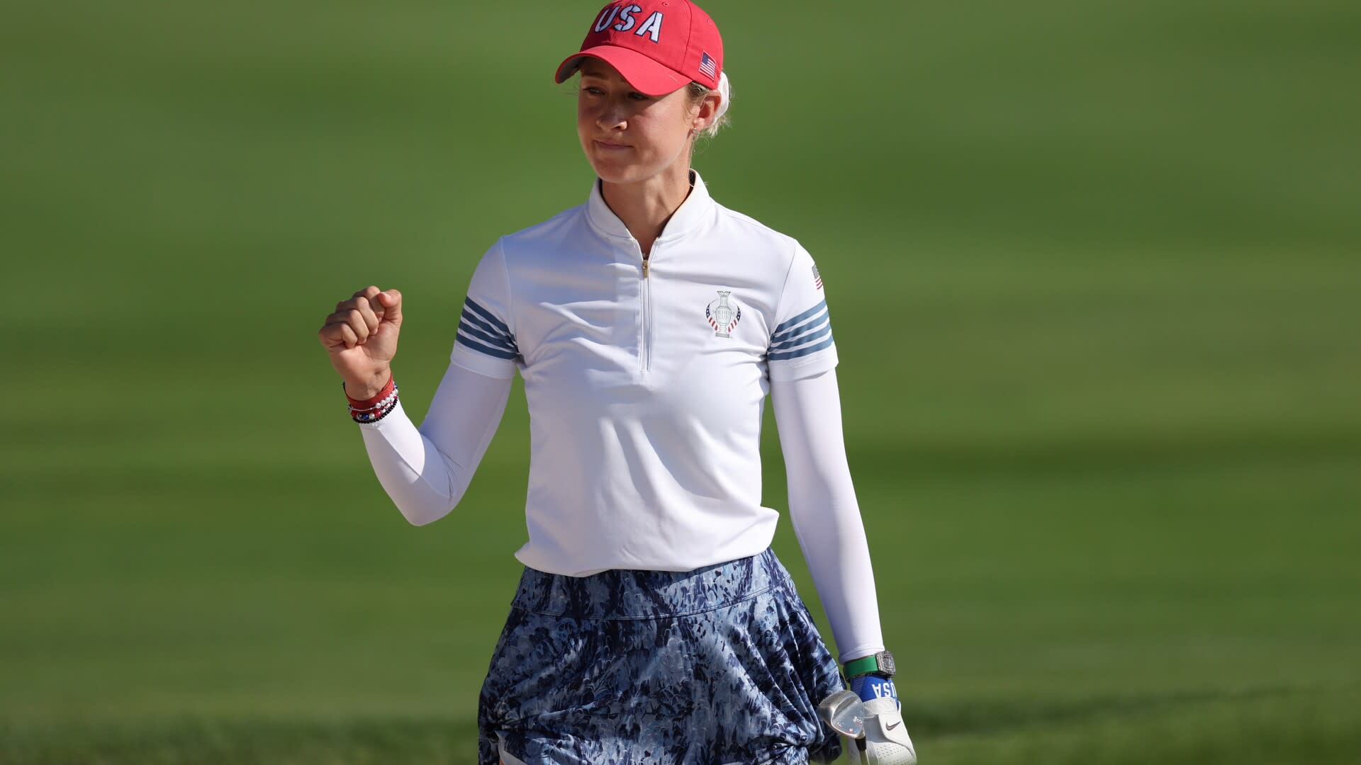 You are currently viewing Nelly Korda’s alter ego ‘Norry’ wins again, remains perfect in 2024 Solheim Cup