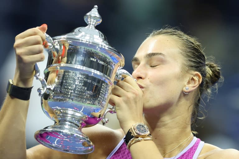 Read more about the article Sabalenka dedicates US Open to family ‘who never gave up’ on dream