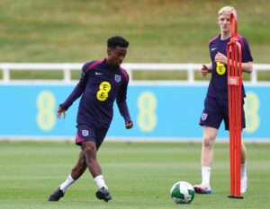 Read more about the article Angel Gomes relishing England opportunity after taking roundabout route into Lee Carsley’s squad