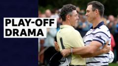 Read more about the article Horschel beats McIlroy with eagle putt in PGA play-off