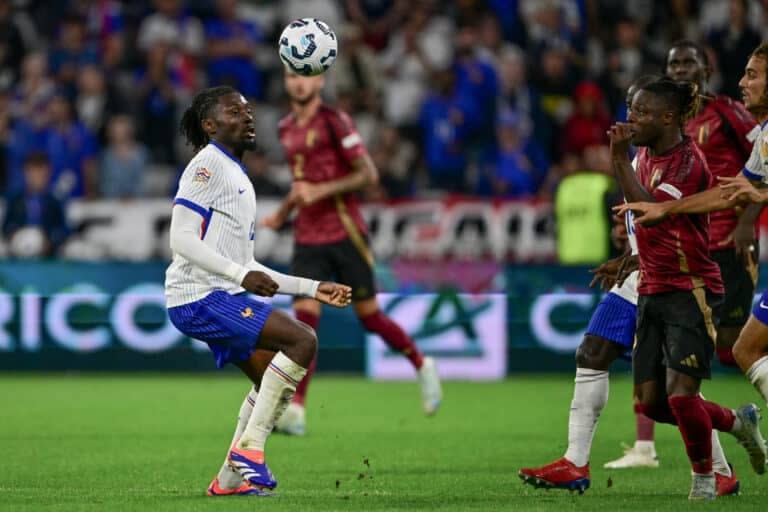 You are currently viewing Koné stuns in France’s win over Belgium, NT coach Deschamps: “He played really well.”