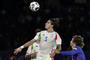 Read more about the article Italy manager gives Riccardo Calafiori injury update