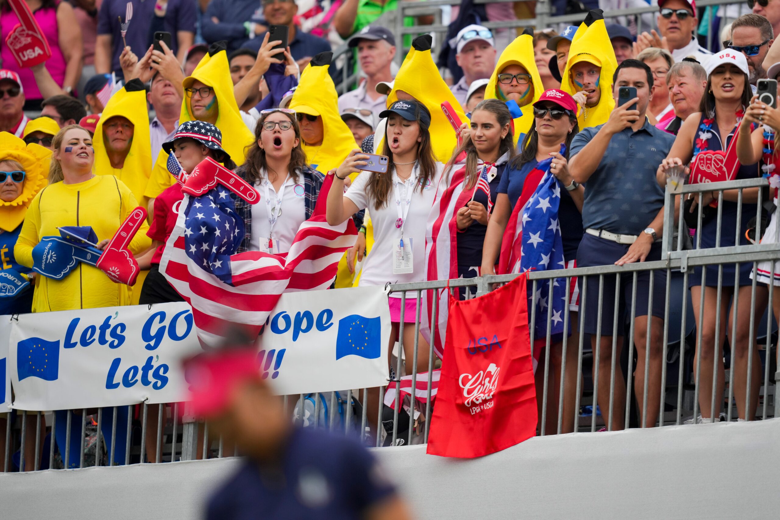 You are currently viewing 2024 Solheim Cup Friday afternoon fourball scores results, as U.S. hosts Europe