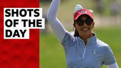 You are currently viewing Agonising putt and wild celebrations – Solheim Cup best shots