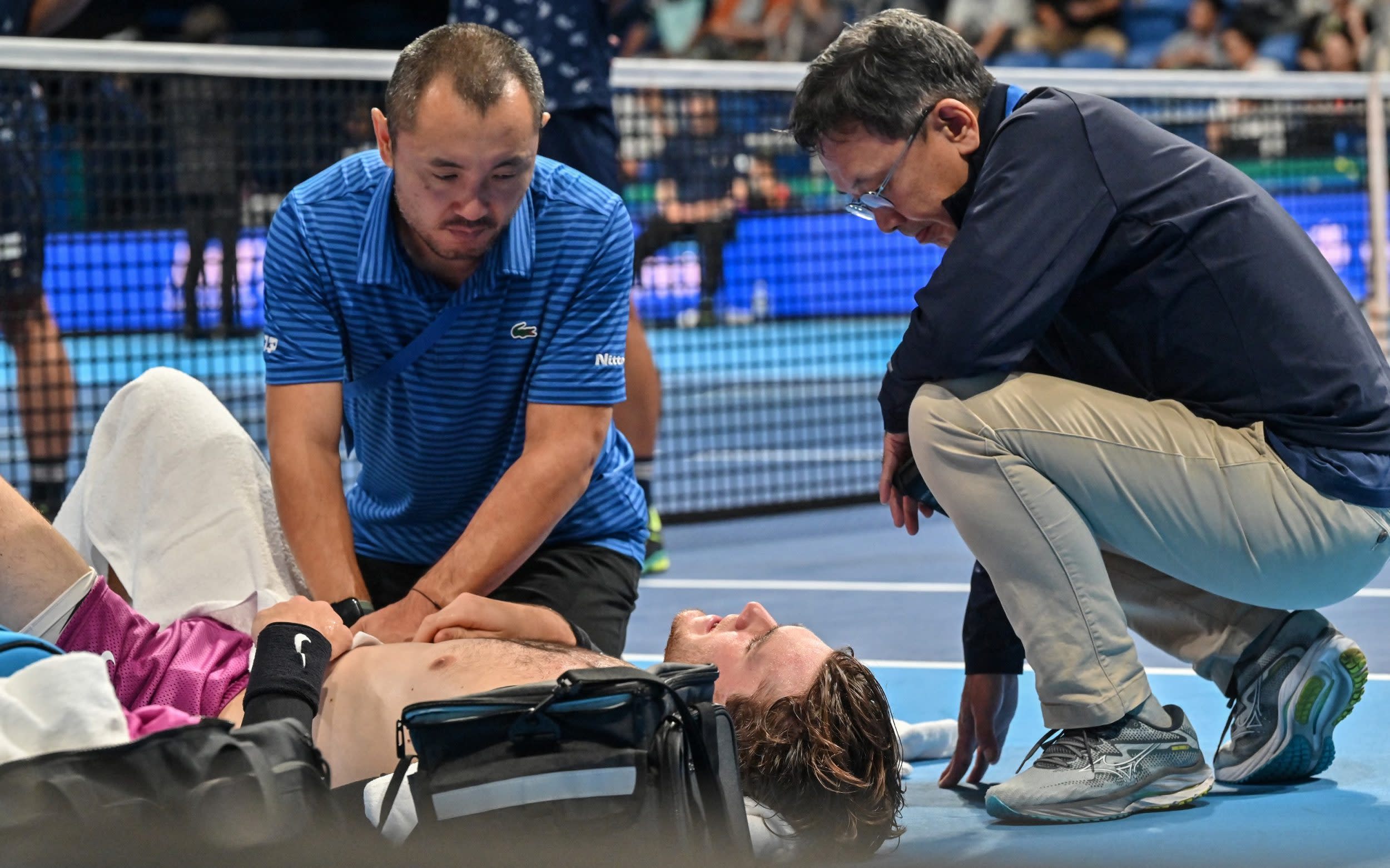 You are currently viewing Jack Draper retires hurt in Tokyo weeks after criticising ‘mental’ tennis schedule