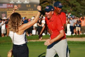 Read more about the article Ryder Cup captain Keegan Bradley helps USA lay down marker in ‘fairytale’ style at Presidents Cup