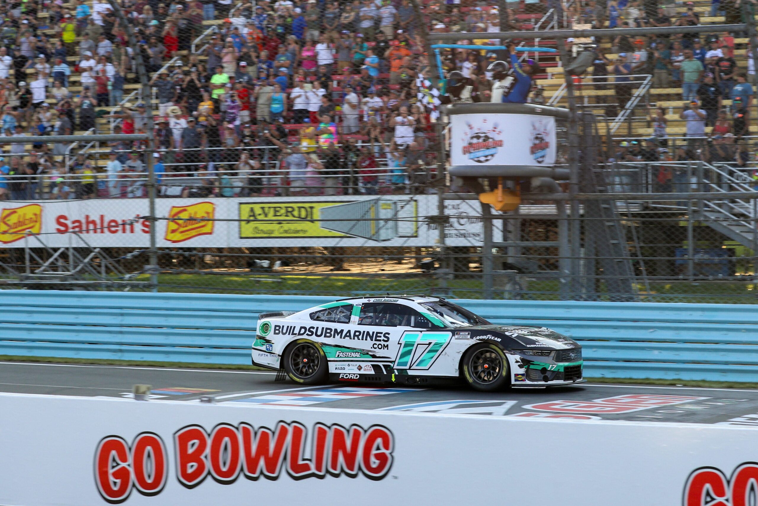 Read more about the article Chris Buescher wins Go Bowling at The Glen with overtime pass