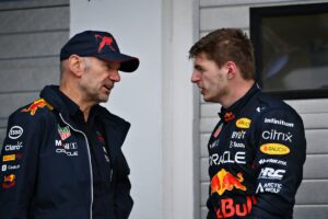 Read more about the article Adrian Newey criticises Sky F1’s ‘nationalistic’ coverage of Max Verstappen