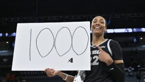 Read more about the article Watch Ace’s A’Ja Wilson become first player in WNBA history to reach 1000 points in a season