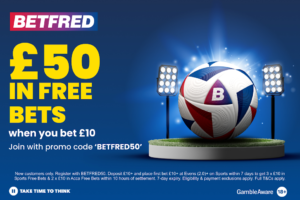 Read more about the article Arsenal v Leicester: Bet £10 and get £50 in free bets with Betfred