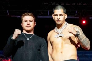 Read more about the article Canelo Alvarez vs Edgar Berlanga LIVE: Date, UK start time, undercard and how to follow as Mexican champion faces undefeated American