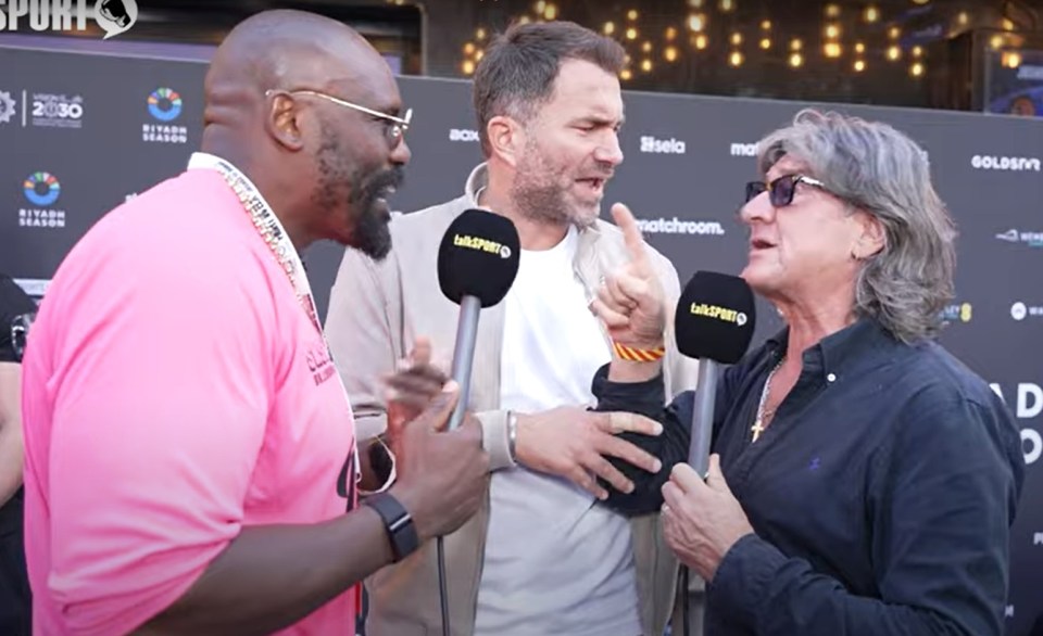 You are currently viewing Derek Chisora grabs mic before accusing Eddie Hearn of ‘disrespecting’ him in light-hearted talkSPORT interview