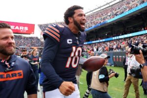 Read more about the article Caleb Williams and Bears teammates’ stunningly bold pregame move pays huge dividends with much-needed win over Rams