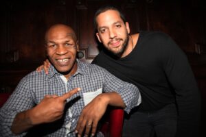 Read more about the article Mike Tyson grimaces and gags as he shoves screwdriver through David Blaine’s arm during gruesome magic trick