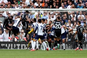 Read more about the article Arsenal create Premier League history with first north London derby hat-trick against Tottenham