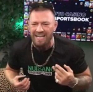 Read more about the article ‘That little dope’ – Conor McGregor goes on wild rant attacking Jake Paul and his fight with Mike Tyson on live video