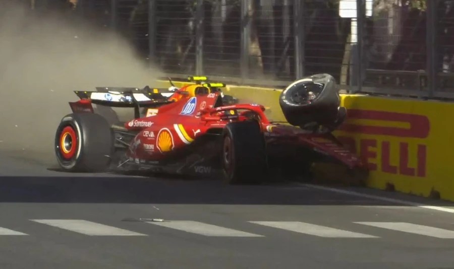 You are currently viewing ‘Crazy idiot’ – Oscar Piastri gives epic response after watching huge crash that caused X-rated Sergio Perez rant