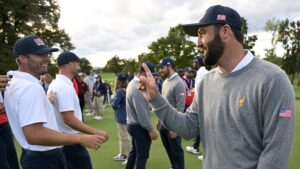 Read more about the article Tom Kim brings the sound, Scottie Scheffler and U.S. deliver the fury at Presidents Cup