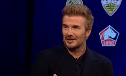 You are currently viewing David Beckham has CBS Sports studio in stitches as he makes Gary Neville dig when announcing new football show