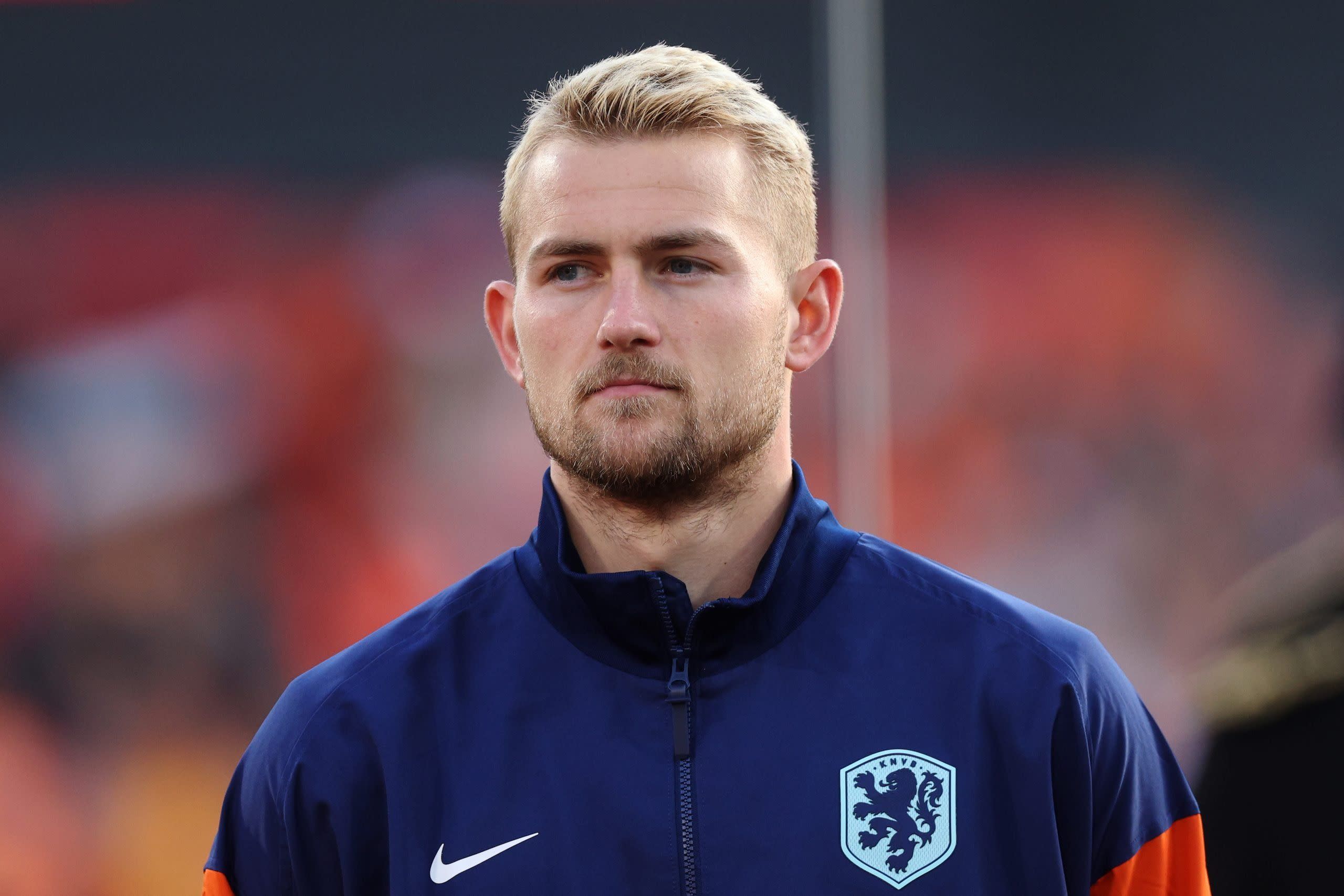 You are currently viewing Man Utd’s Matthijs de Ligt subbed off at half-time after disappointing display for Netherlands