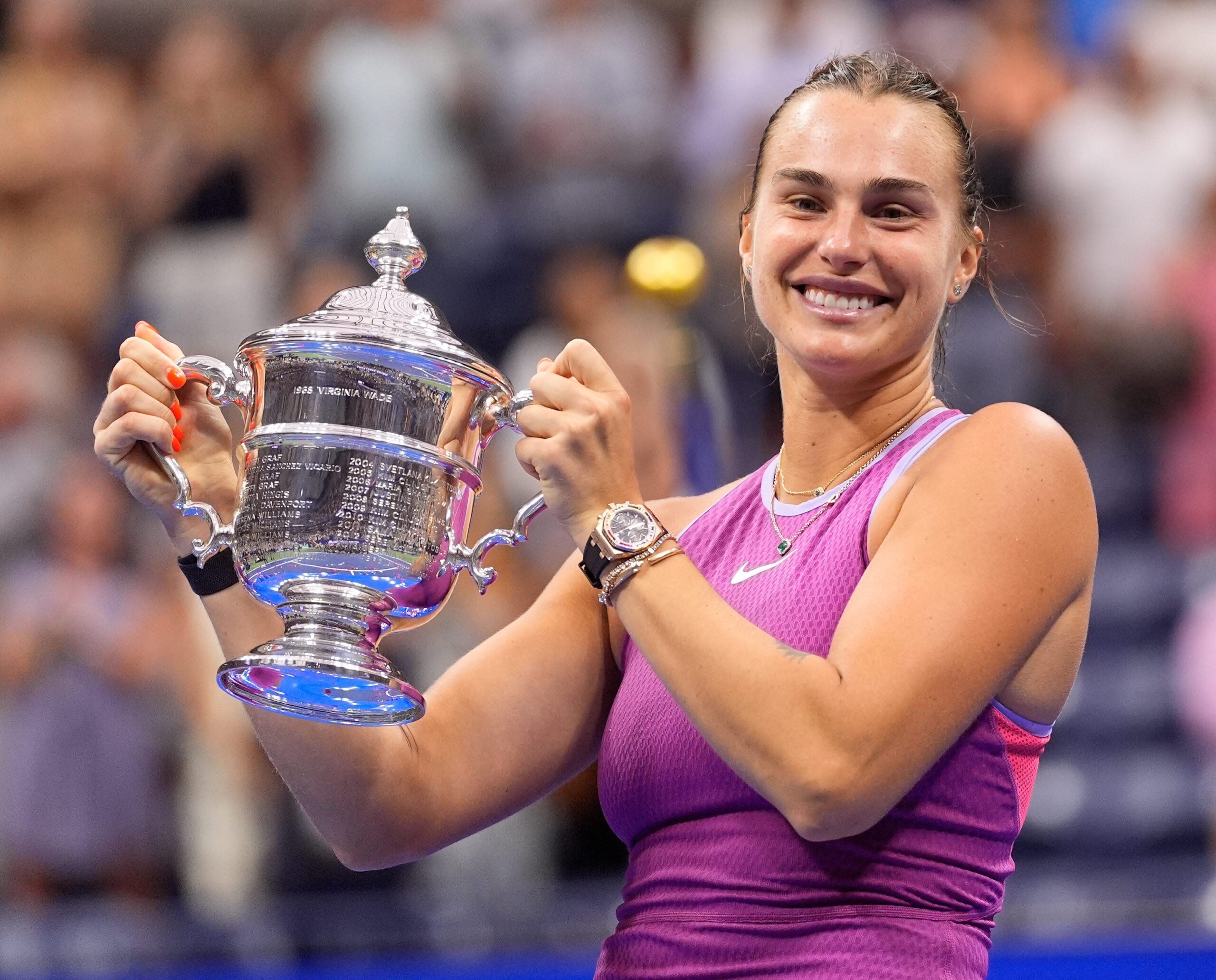 Read more about the article Once volatile, Aryna Sabalenka now the player to beat after US Open win over Jessica Pegula