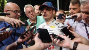 Read more about the article Max Verstappen hints that ‘silly’ punishment for swearing could hasten his retirement from F1