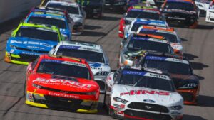 Read more about the article Saturday schedule at Kansas Speedway for NASCAR Cup, Xfinity Series