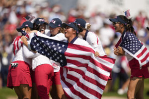 Read more about the article Lilia Vu’s closing birdie puts away Europe as the US wins its first Solheim Cup since 2017