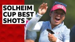 Read more about the article Watch Solheim Cup’s best shots as USA beat Europe in thriller