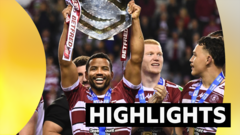 Read more about the article Wigan lift Shield after thrashing Salford