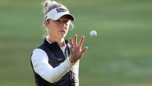 Read more about the article Nelly Korda fighting off fatigue and chasing Ashleigh Buhai at Kroger