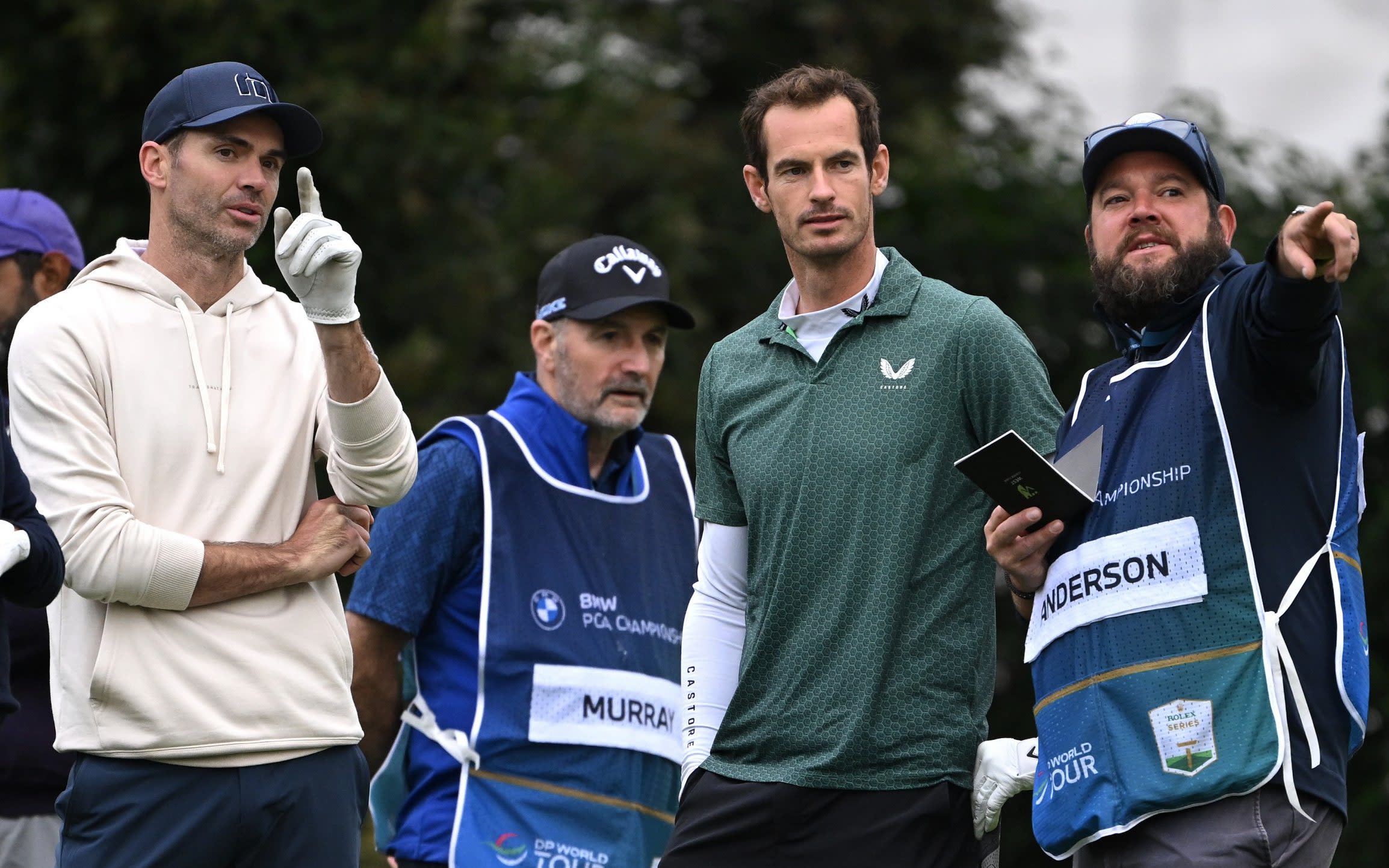 You are currently viewing Andy Murray tees off in the BMW Championship Pro-Am alongside Jimmy Anderson