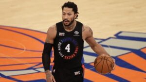 Read more about the article Derrick Rose, who spent parts of four seasons with Knicks, announces retirement from NBA